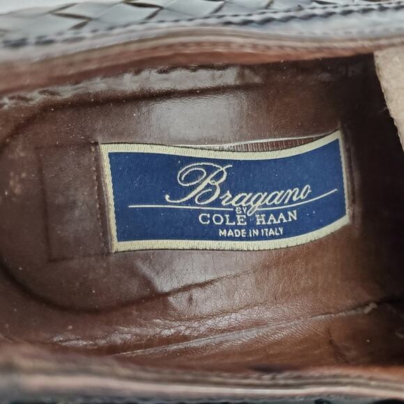 Vtg Bragano by Cole Haan | Woven Leather Lace Up Loafer Oxfords